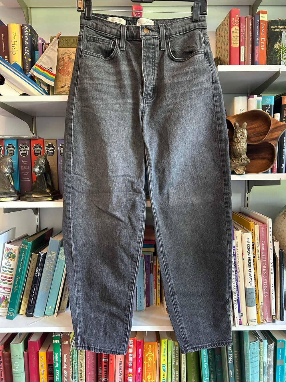 Universal Thread Women's High-Rise Gray Bubble Jeans